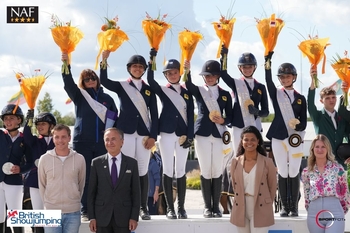 Team NAF are victorious in the Pony Nations Cup Final